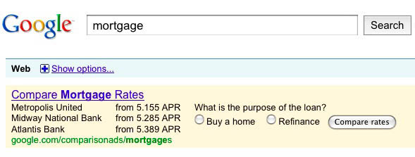 Comparison Ads Mortgage