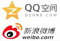 Qzone und Weibo